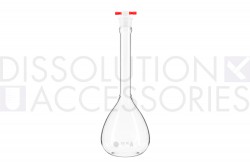 PSVOLFLK-X9-Dissolution-Accessories-Volumetric-Flask-900mL-Clear-Glass-Temperature-@37°C-Class A