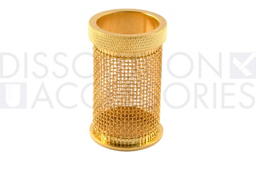 20 mesh gold plated basket for distek