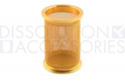 40 Mesh gold plated basket for electrolab
