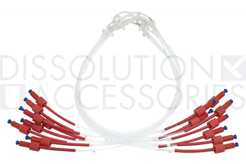 PS2800-0232-SET-Tubing Assembly, Set of 8 (Recycle Bin & Needle Assembly)