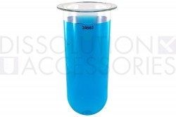 PSGLA02KPK-01-2-Liter-Clear-PEAK-EaseAlign-Dissolution-Vessel-Agilent