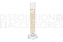 PSGLA100ST-EW-Dissolution-Accessories-Graduated-100mL-Clear-Glass-Top-Cylinder-standard-Erweka