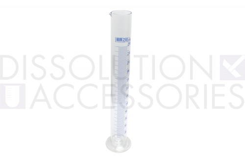 PSGLA250ST-EW-Dissolution-Accessories-250-mL-Graduated-Clear -Glass-Top-Cylinder-Erweka-B-Erweka