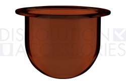 PSGLA500-ADK-Dissolution-Accessories-500-mL-Amber-Glass-Vessel-Distek