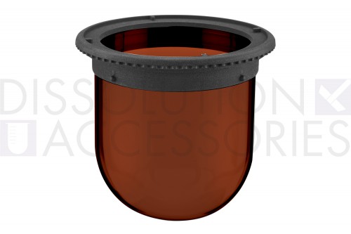 PSGLA500-AHCD-Dissolution-Accessories-500-mL-Amber-Glass-Vessel-Collar-CD14-Hanson