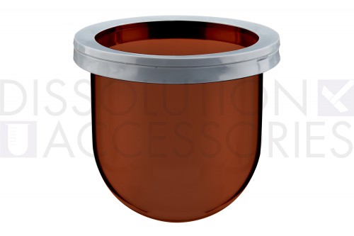 PSGLA500-AVKC-Dissolution-Accessories-1Liter- Amber-Glass-Vessel-TruCenter-Collar-Agilent