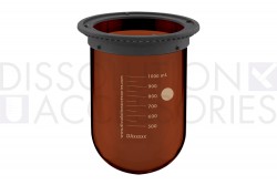 PSGLA900-AHCD-Dissolution-Accessories-1-Liter-Amber-Glass-Vessel-Collar-CD14-Hanson