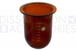 PSGLA900-ALG-1-Liter-Amber-Dissolution-Vessel-Logan