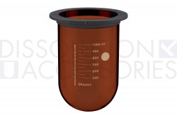 PSGLA900-ATA-Dissolution-Accessories-1-Liter-Amber-Glass-TruAlign-Vessel-Agilent