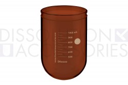 PSGLA900-AVK-Dissolution-Accessories-1-Liter-Amber-Glass-TruCenter-Vessel-Agilent