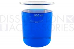 PSGLA900-DB-900-mL-Clear-Glass-Disintegration-Beaker-Flared-Top-Agilent