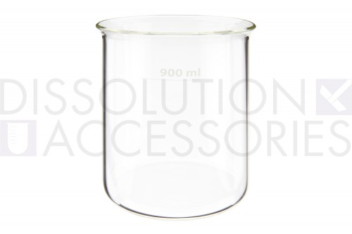 PSGLA900-DB-Dissolution-Accessories-900-mL-Clear-Glass-Disintegration-Beaker-Flared-Top-Agilent