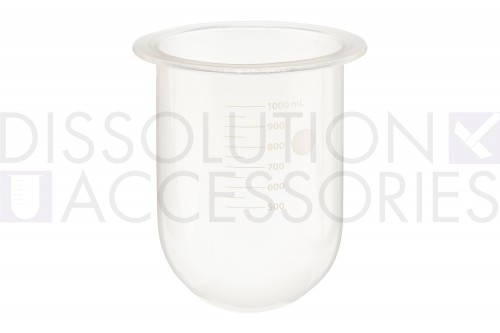PSGLA900-DKT-Dissolution-Accessories-1-Liter-Clear-Glass-Teflon-PTFE-Coated-Vessel-Distek