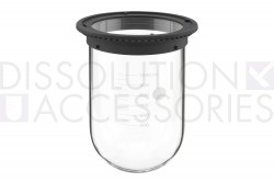 PSGLA900-HCD-Dissolution-Accessories-1-Liter-Clear-Glass-Vessel-Collar-CD14-Hanson