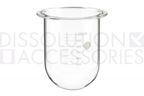PSGLA900-HR-Dissolution-Accessories-1-Liter-Clear-Glass-Vessel-Hanson