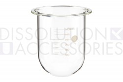 PSGLA900-LG-Dissolution-Accessories-1-Liter-Clear-Glass-Vessel-Logan