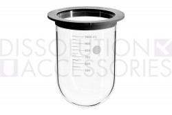 PSGLA900-UNP-Dissolution-Accessories-1-Liter-Clear-Glass-Universal-Center-bracket-Vessel