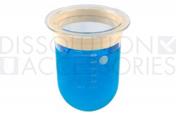 PSGLA9CR-DK-1-Liter-Clear-Dissolution-Vessel-with-Acculign-ring-Distek