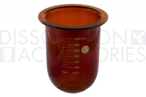 PSGLA9PK-AZM-1-Liter-Amber-PEAK-Dissolution-Vessel-Zymark