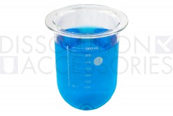 PSGLA9PK-CA-1-Liter-Clear-PEAK-Dissolution-Vessel-Caleva