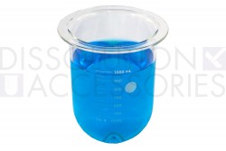 PSGLA9PK-LG-1-Liter-Clear-PEAK-Dissolution-Vessel-Logan