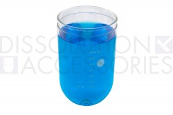 PSGLA9PK-VK-1-Liter-Clear-PEAK-Dissolution-Vessel-Agilent