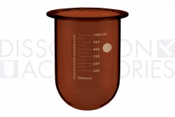 PSGLP900-ADK-Dissolution-Accessories-1-Liter-Amber-Glass-Vessel-Premier-Distek