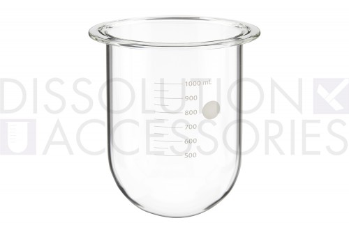 PSHPGLA900-CA-Dissolution-Accessories-1-Liter-High-Precision-Clear-Glass-vessel-Caleva