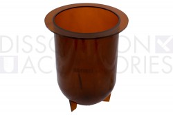 PSPLA900-AEW-1-Liter-Amber-Plastic-Footed-Vessel-Erweka
