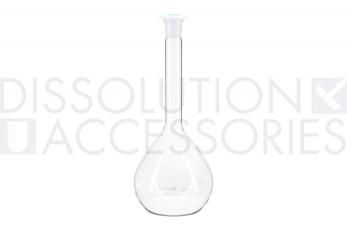 PSVOLFLK-1K-Dissolution-Accessories-Volumetric-Flask-1000mL-Clear-Glass-Temperature-@20°C-Class A