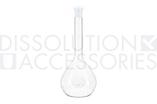PSVOLFLK-X1-Dissolution-Accessories-Volumetric-Flask-1000mL-Clear-Glass-Temperature-@37°C-Class A -