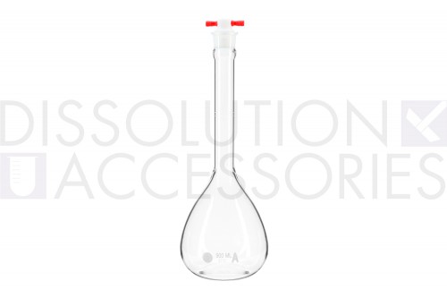 PSVOLFLK-X9-Dissolution-Accessories-Volumetric-Flask-900mL-Clear-Glass-Temperature-@37°C-Class A